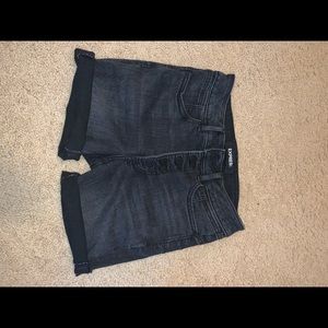 Express black denim jeans.